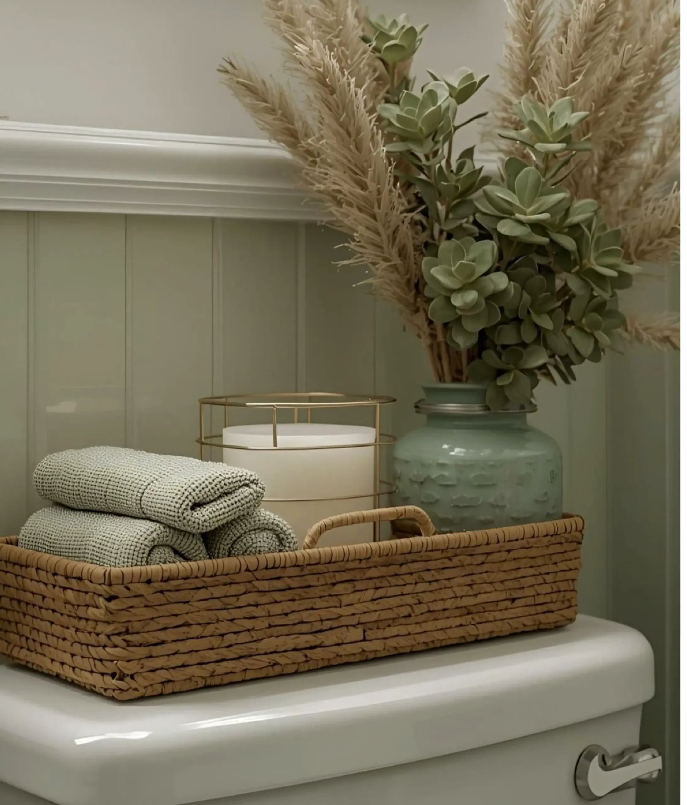 Balanced fireplace area introduces charm into the arrangement, keeping the atmosphere soft at the edges.