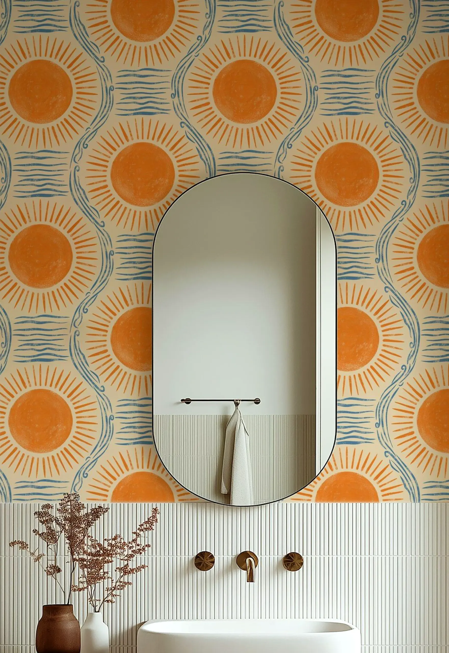 Sunny green entry draws attention to ease while the view stays visually grounded.