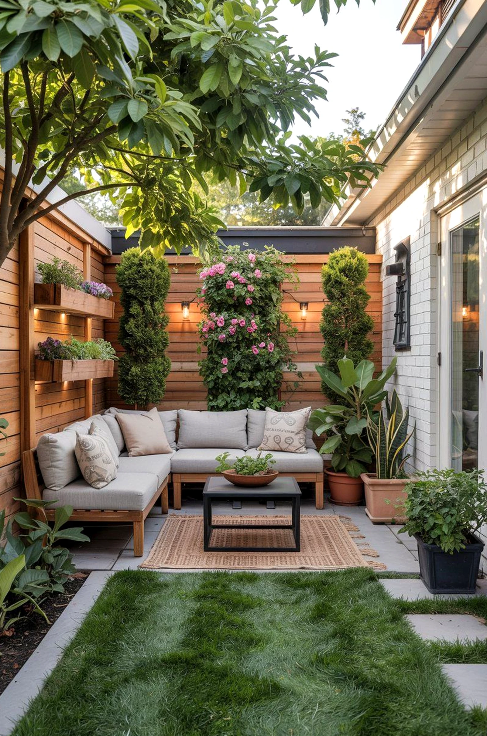 Balanced courtyard view gives the composition more clarity, so the whole view feels easy to enjoy.