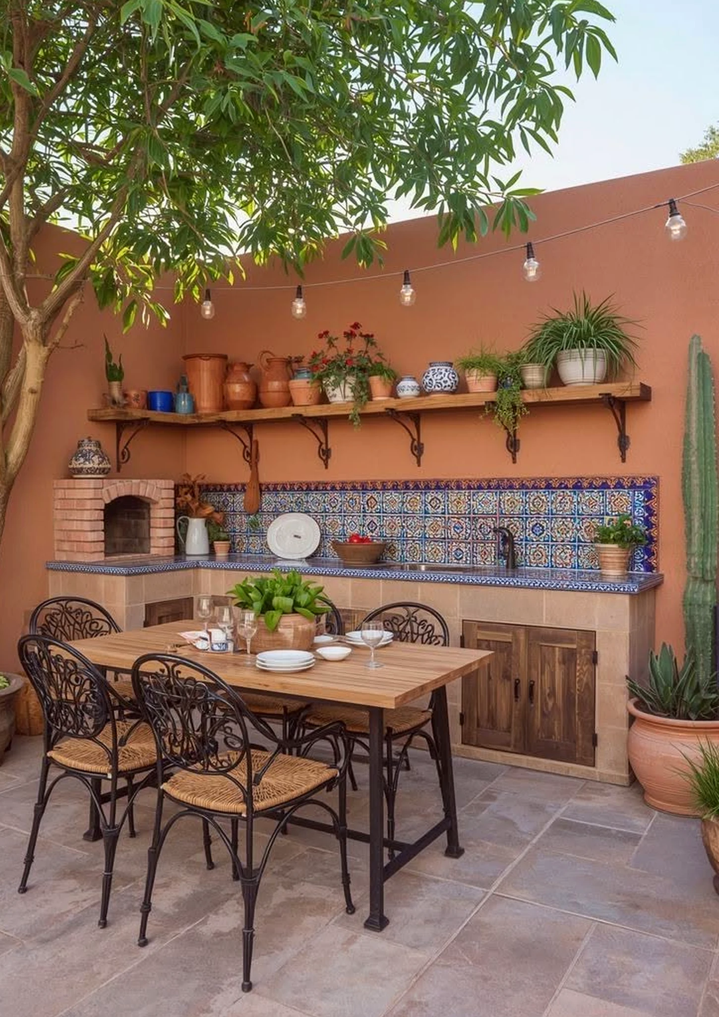 Balanced stone path frames the arrangement with personality, making the scene feel simple yet expressive.