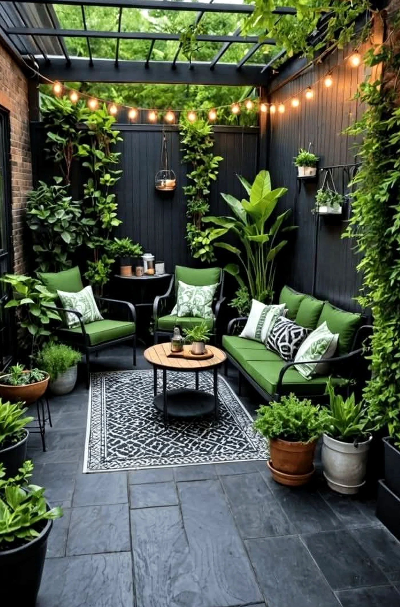 Soft floor pattern adds freshness across the setting, giving the decor a finish that feels fresh and intentional.