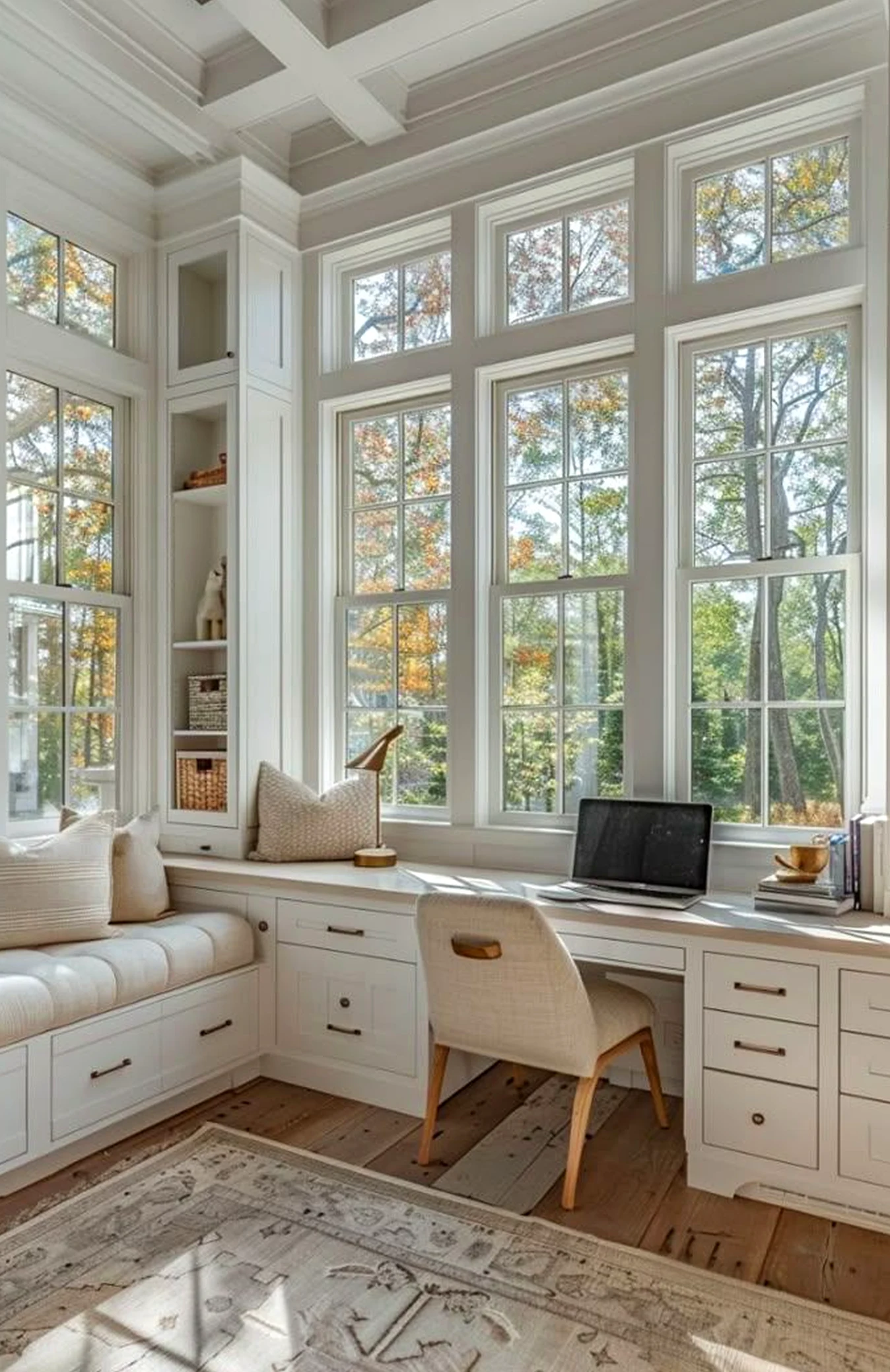 Refined fireplace area introduces warmth into the sitting area, keeping the atmosphere quietly finished.