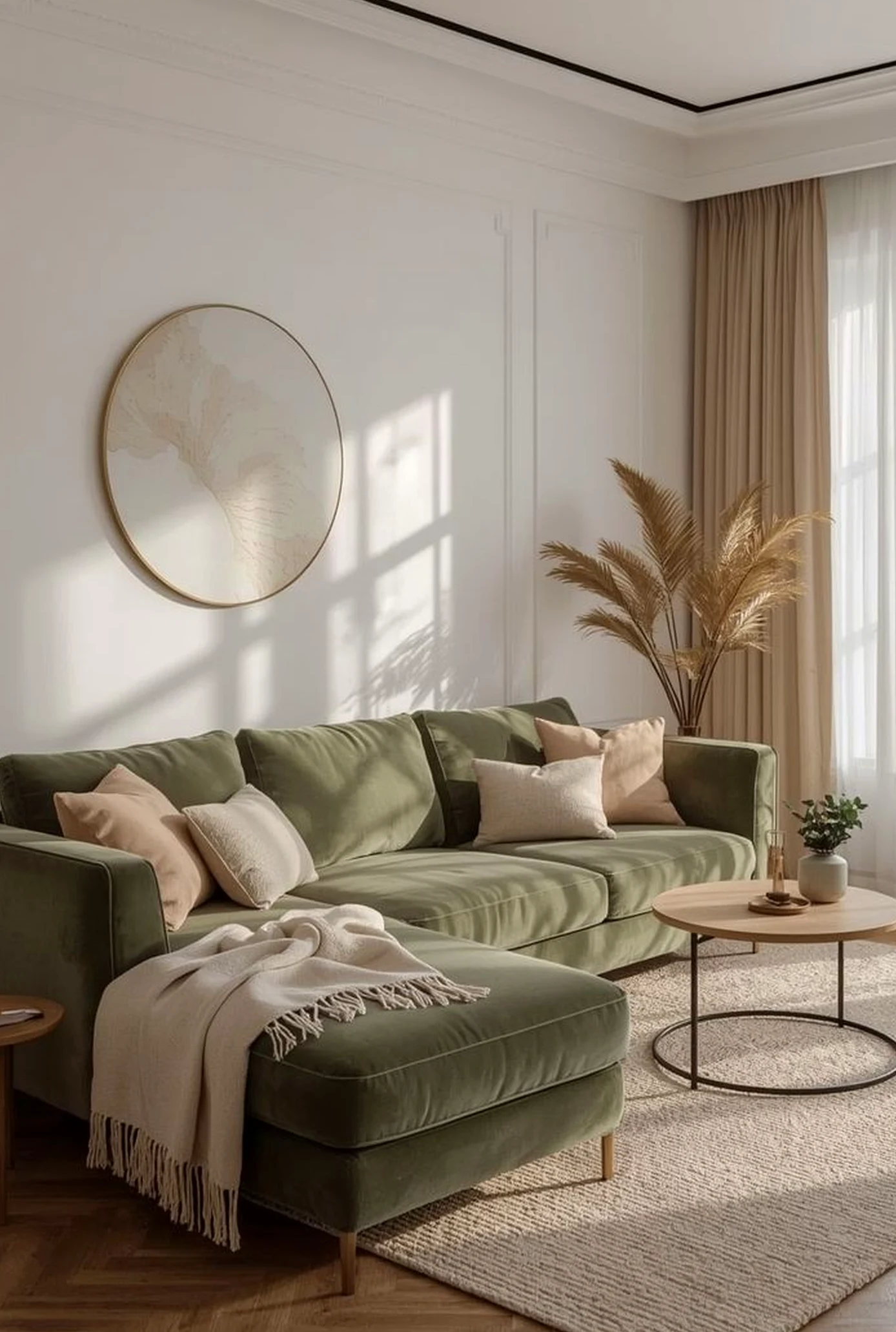 Simple greenhouse corner brings order to the sitting area, creating a mood that feels settled and welcoming.