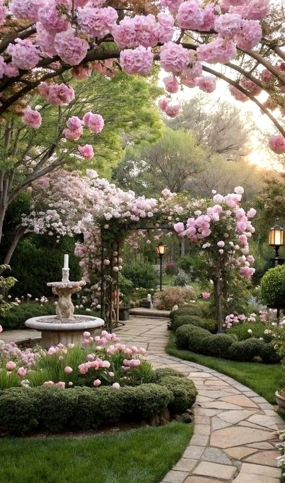 Graceful garden seating brings character to the room, creating a mood that feels bright but not busy.
