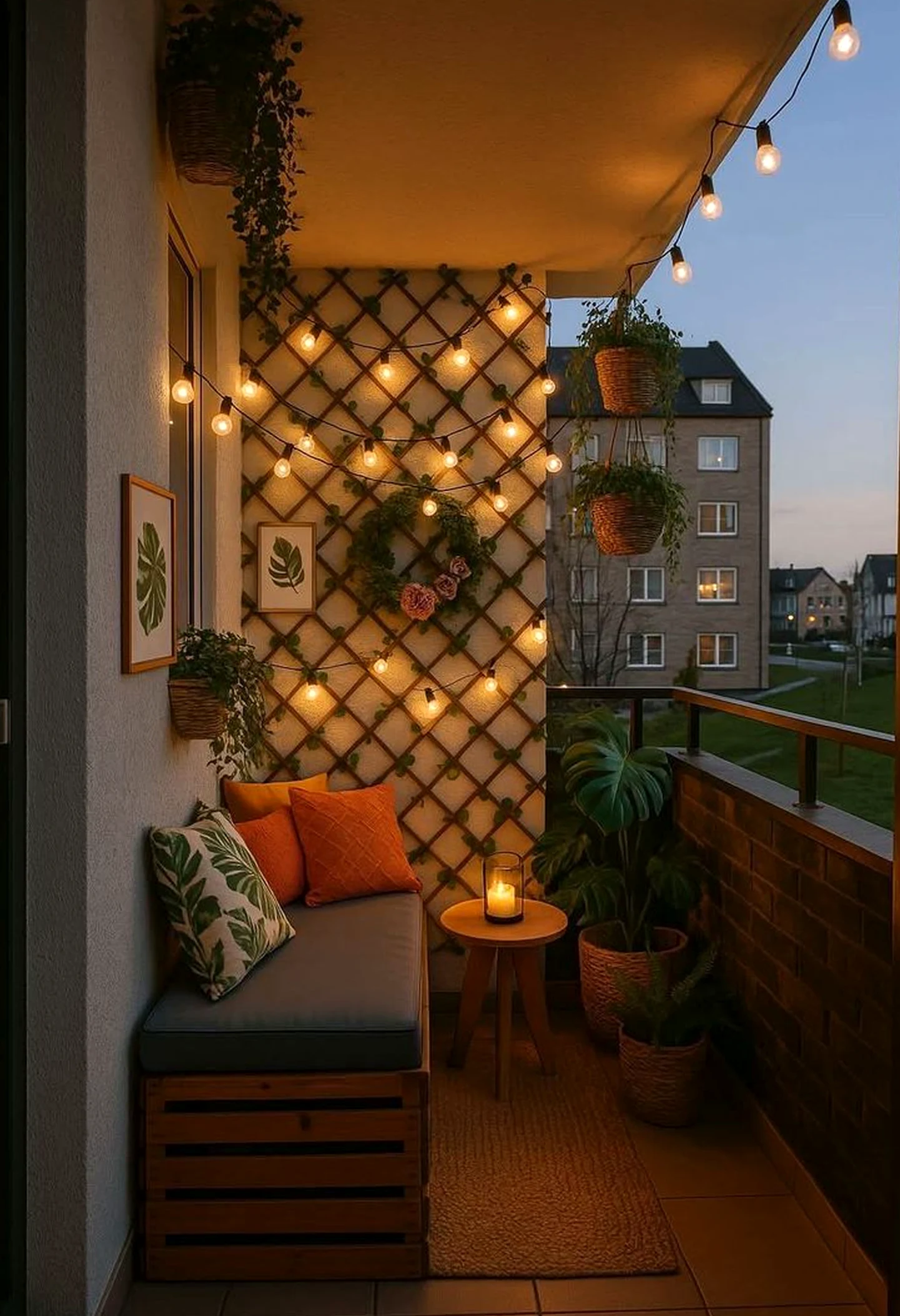 Tactile poolside setting adds a clear layer of personality, helping the wall feel clear and inviting.
