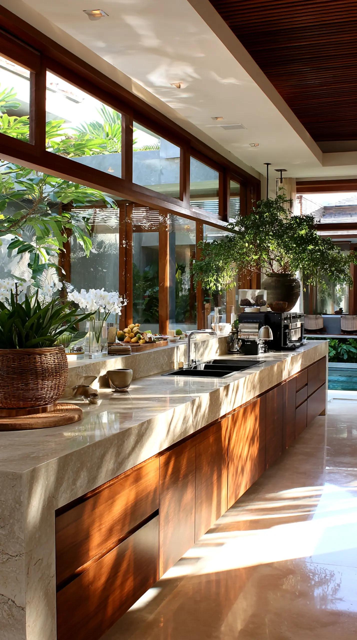 Open kitchen nook brings a useful note of character, making the room feel settled and welcoming.