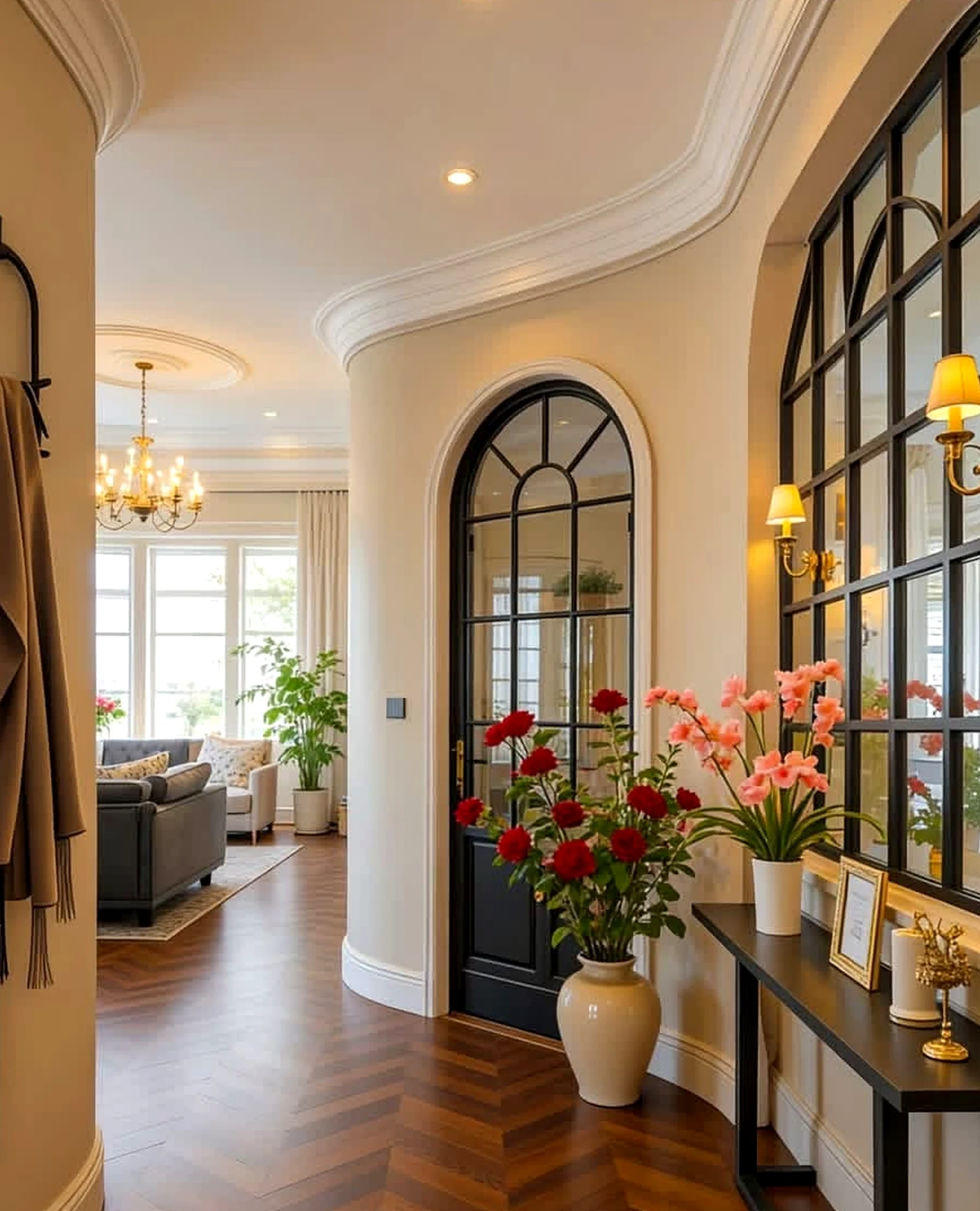 Relaxed cabinet wall introduces order into the garden edge, keeping the atmosphere comfortable in daily use.