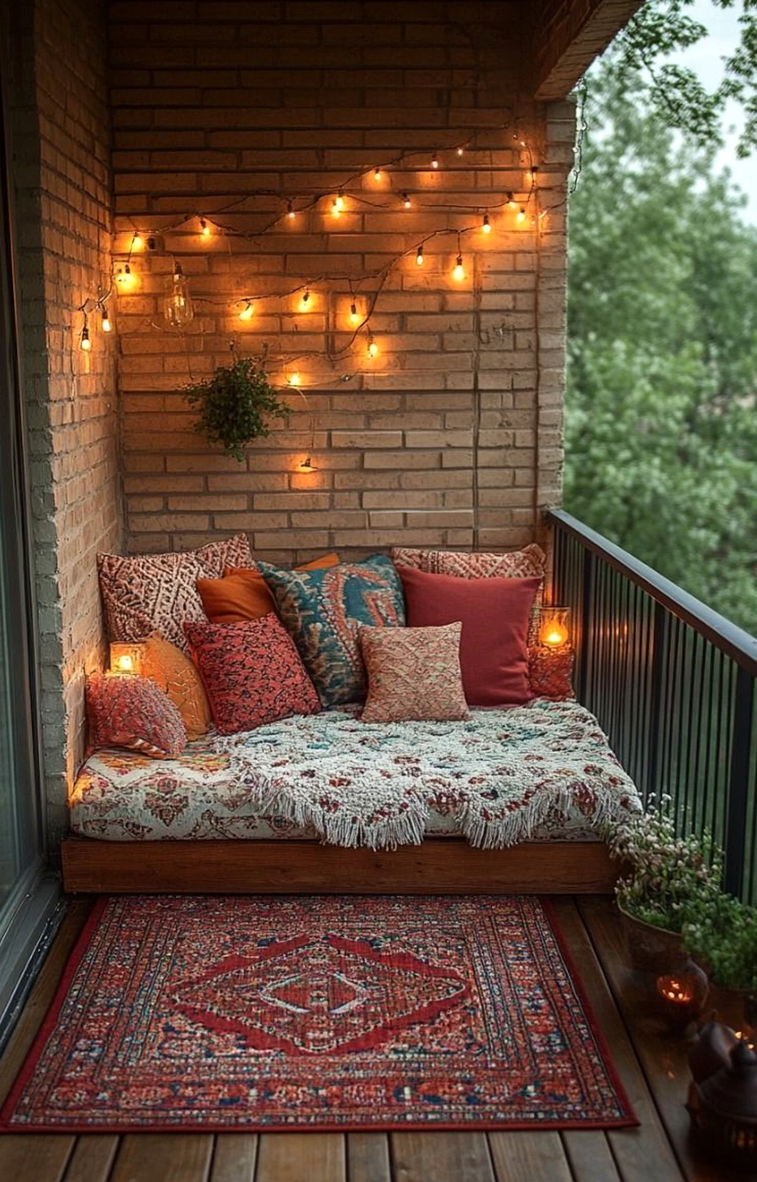 Sculptural garden seating adds comfort across the view, giving the decor a finish that feels quietly finished.