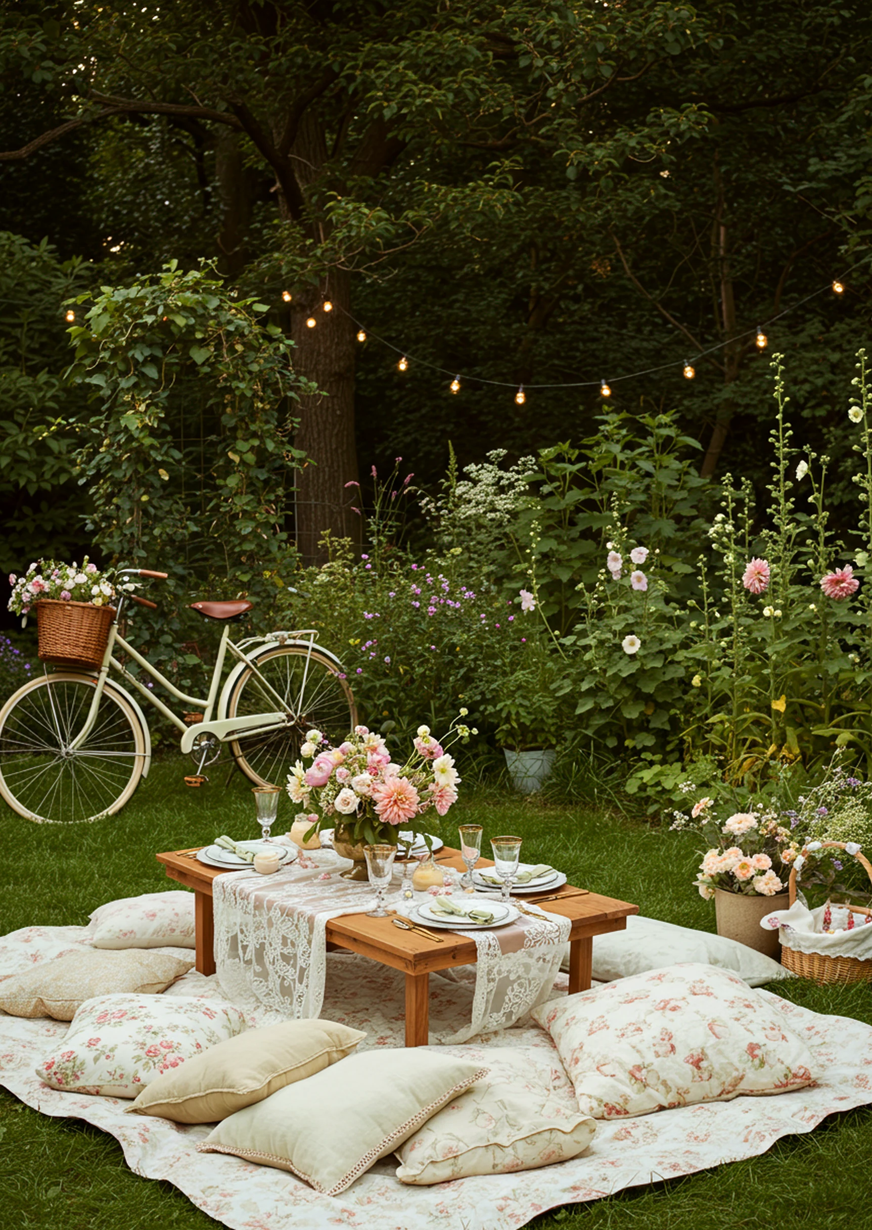 Polished garden border gives the arrangement more freshness, so the whole view feels fresh and intentional.