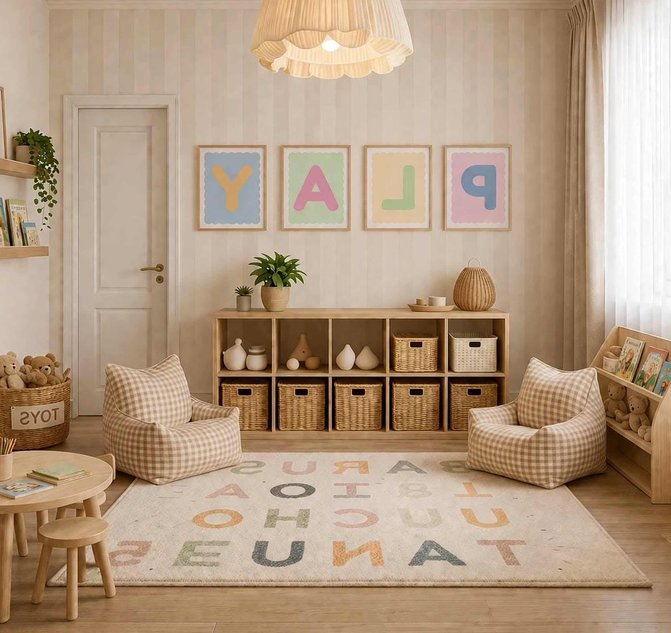 Polished compact workspace frames the arrangement with texture, making the scene feel ready for quiet use.