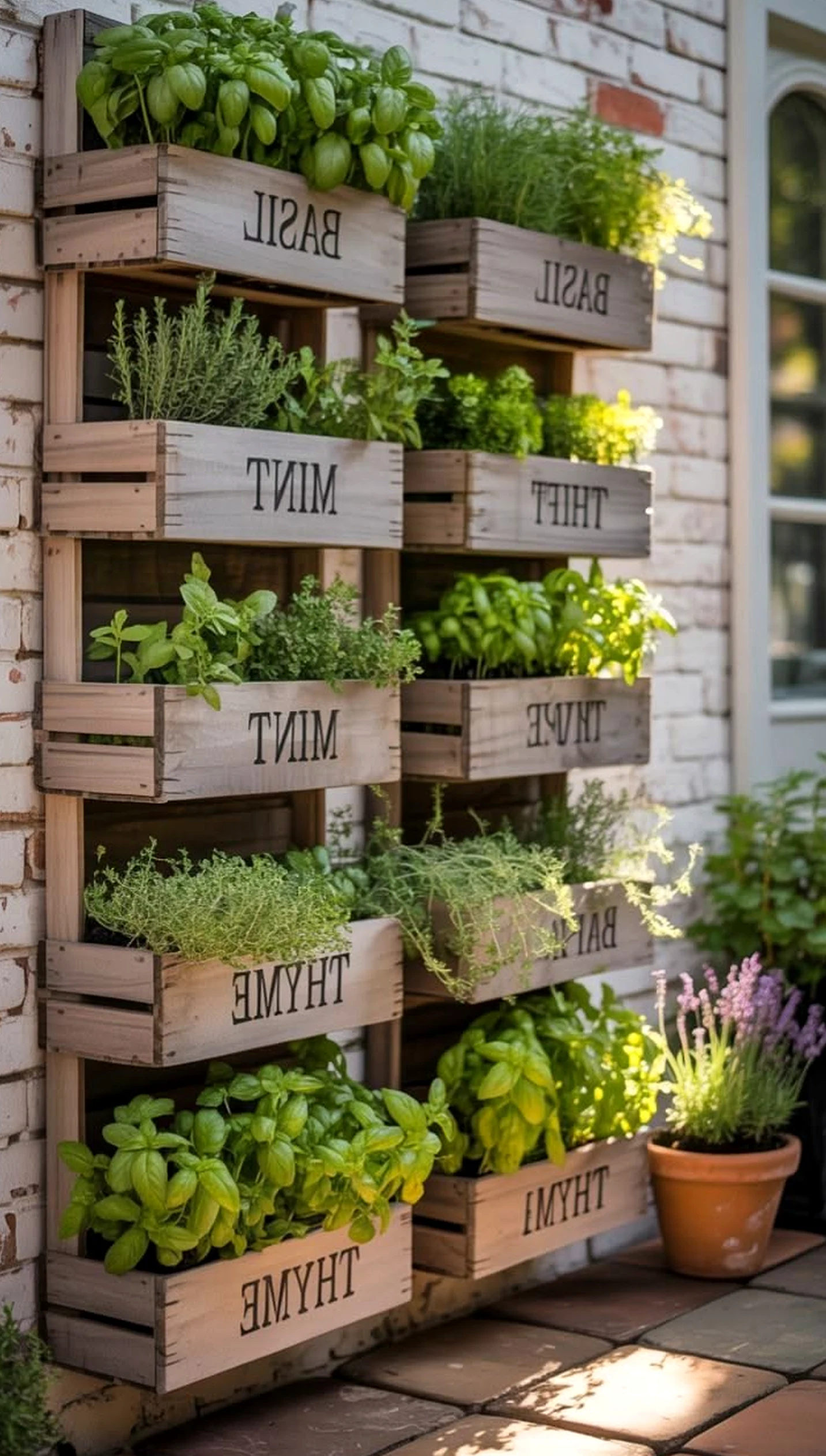 Quiet plant shelf introduces shape into the sitting area, keeping the atmosphere personal and relaxed.