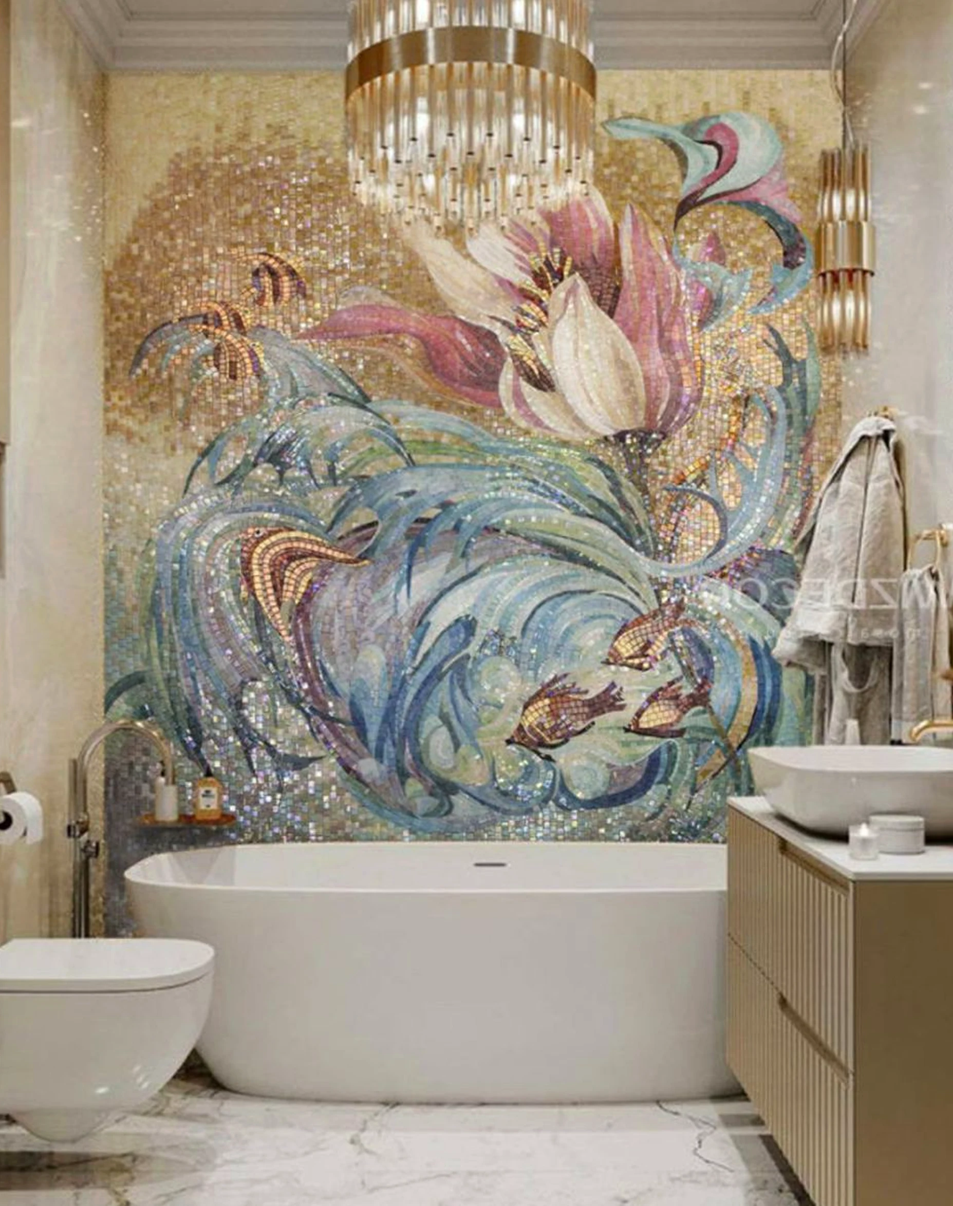 Subtle painted door adds a clear layer of freshness, helping the design feel ready for quiet use.