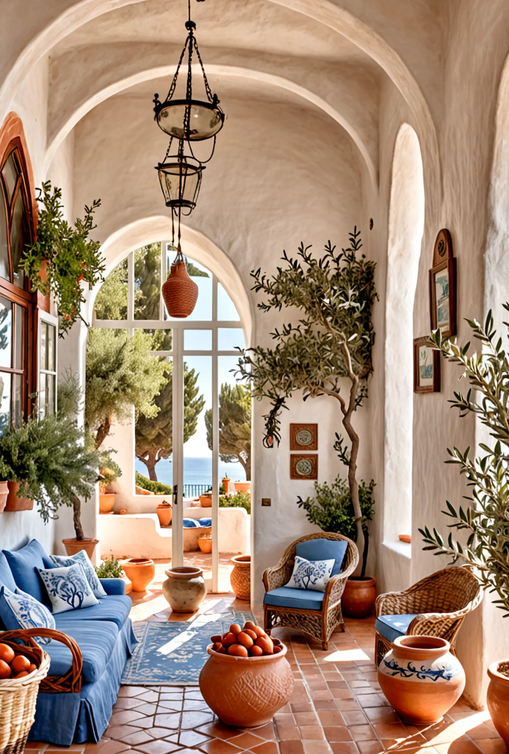 Natural outdoor lounge supports the room through charm, leaving the space feeling pleasantly composed.