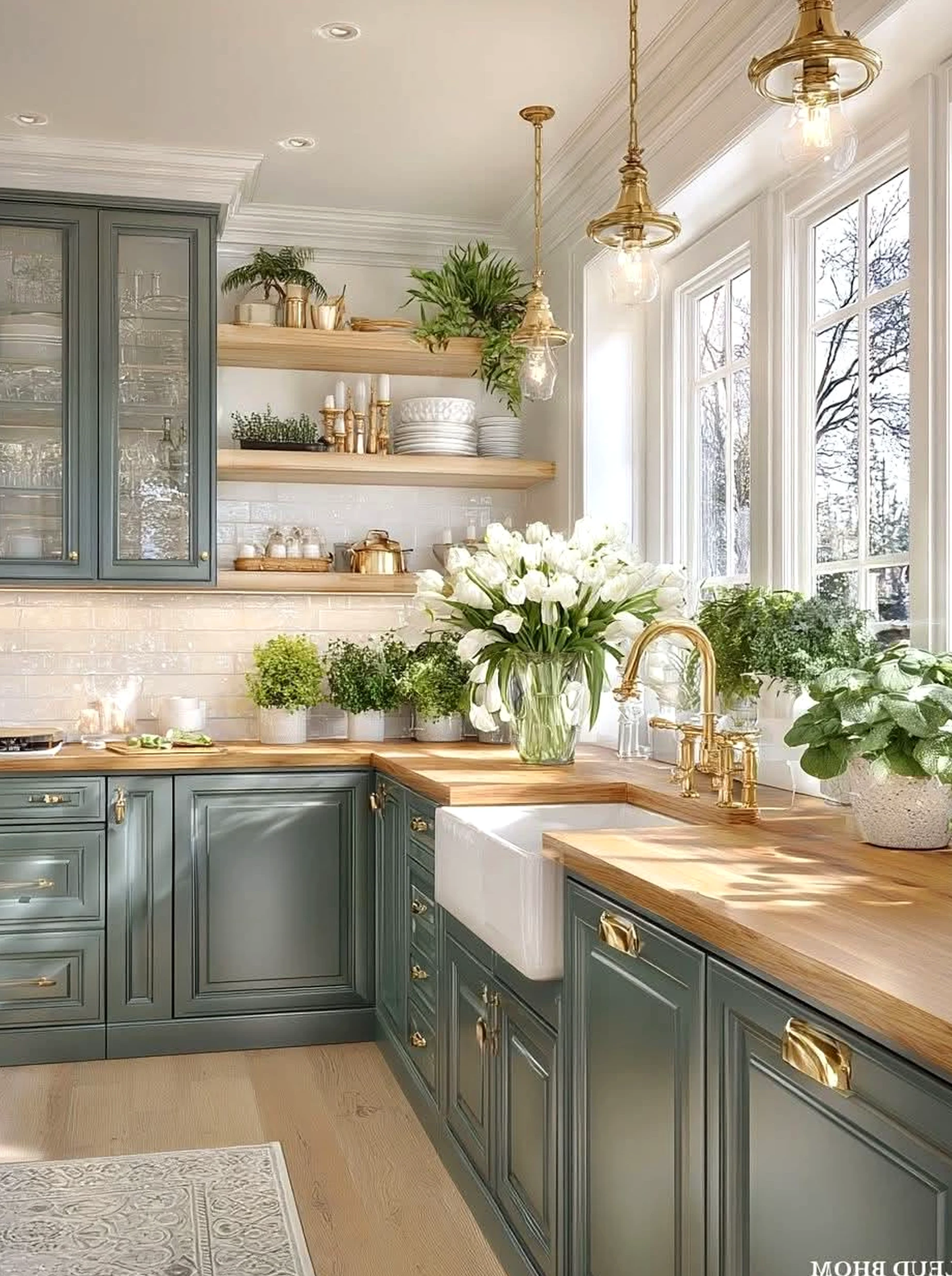 Colorful sunlit room adds depth across the view, giving the decor a finish that feels pleasantly composed.