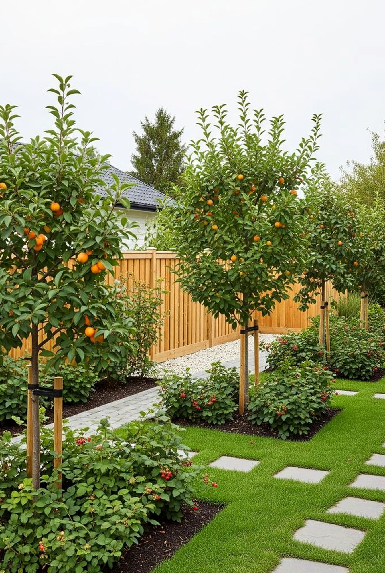 Cozy wooden deck adds a clear layer of contrast, helping the setting feel quietly finished.