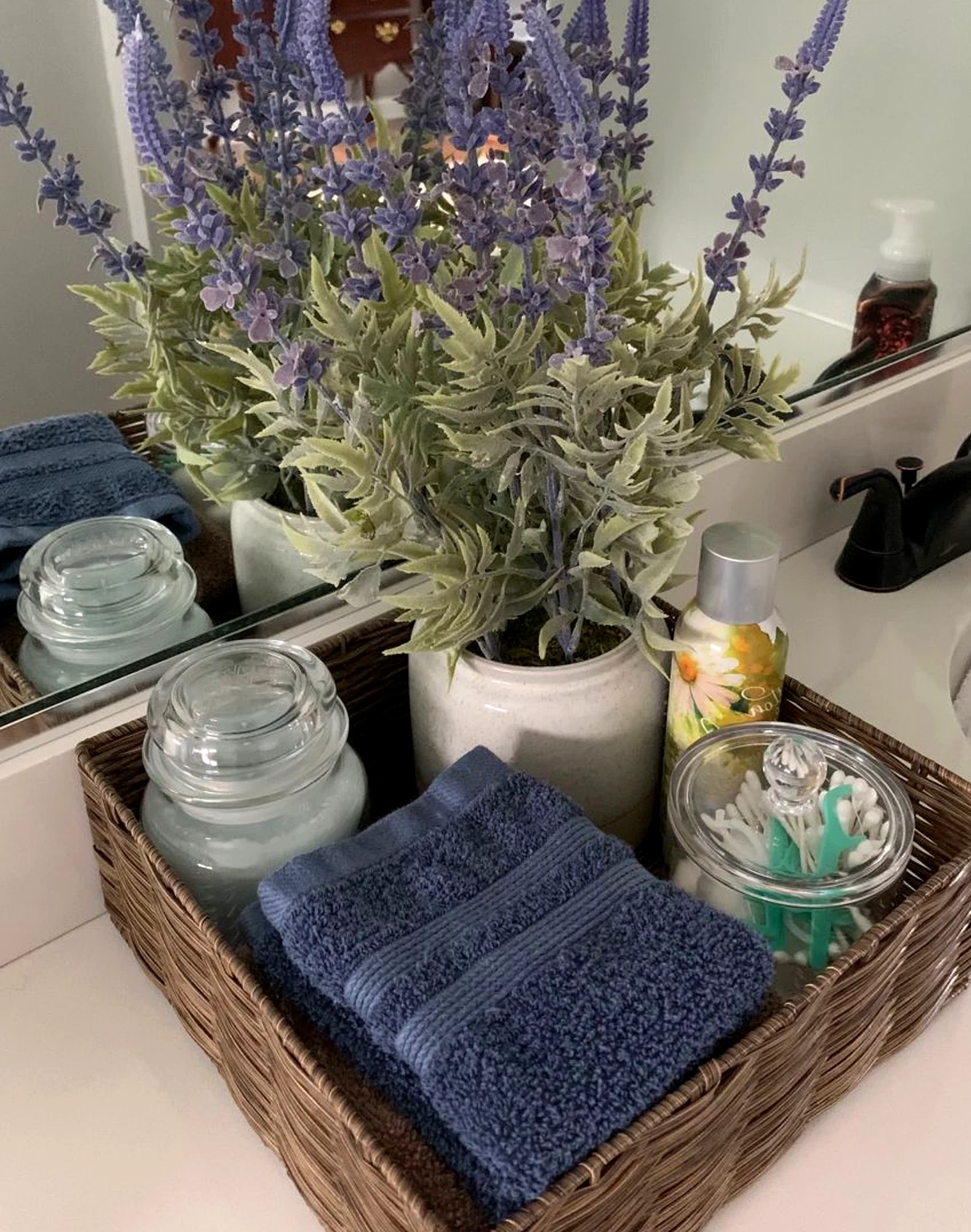 Cozy balcony scene supports the arrangement through personality, leaving the space feeling easy to enjoy.