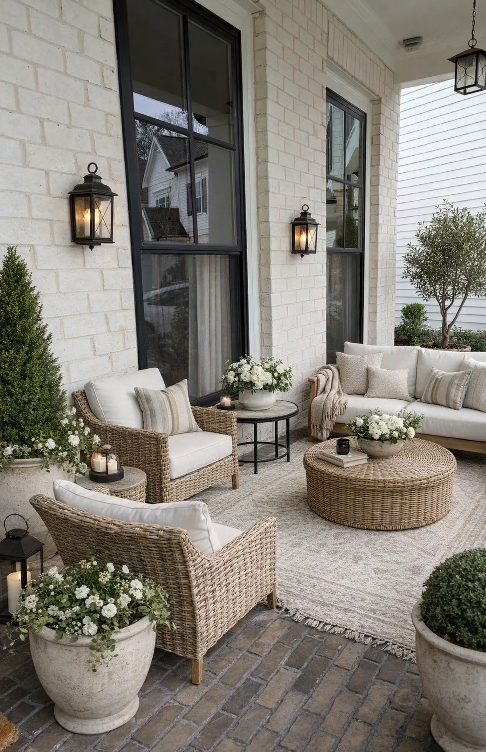 Cozy terrace table supports the outdoor space through personality, leaving the space feeling personal and relaxed.