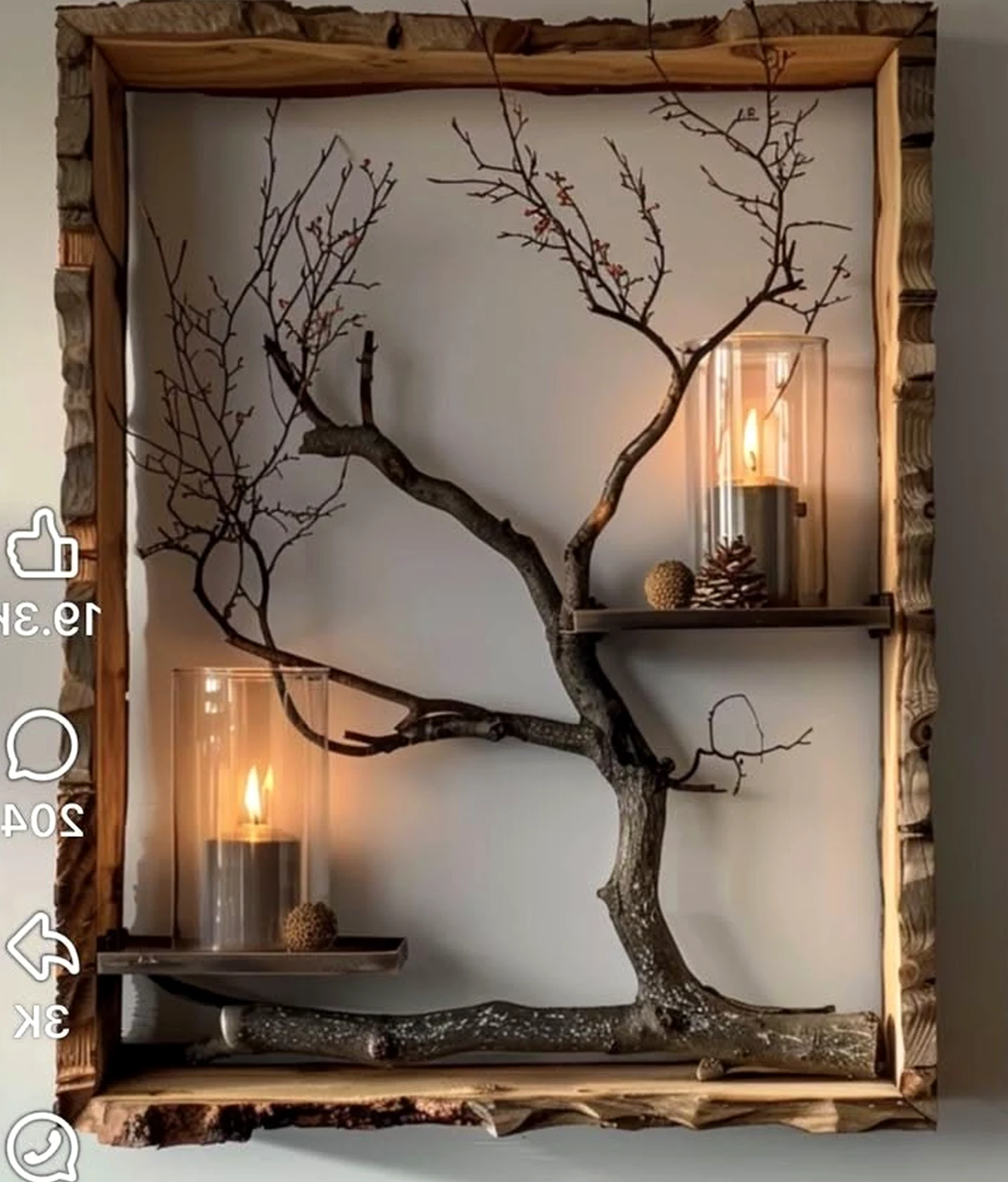 Relaxed lamp detail supports the view through personality, leaving the space feeling visually grounded.