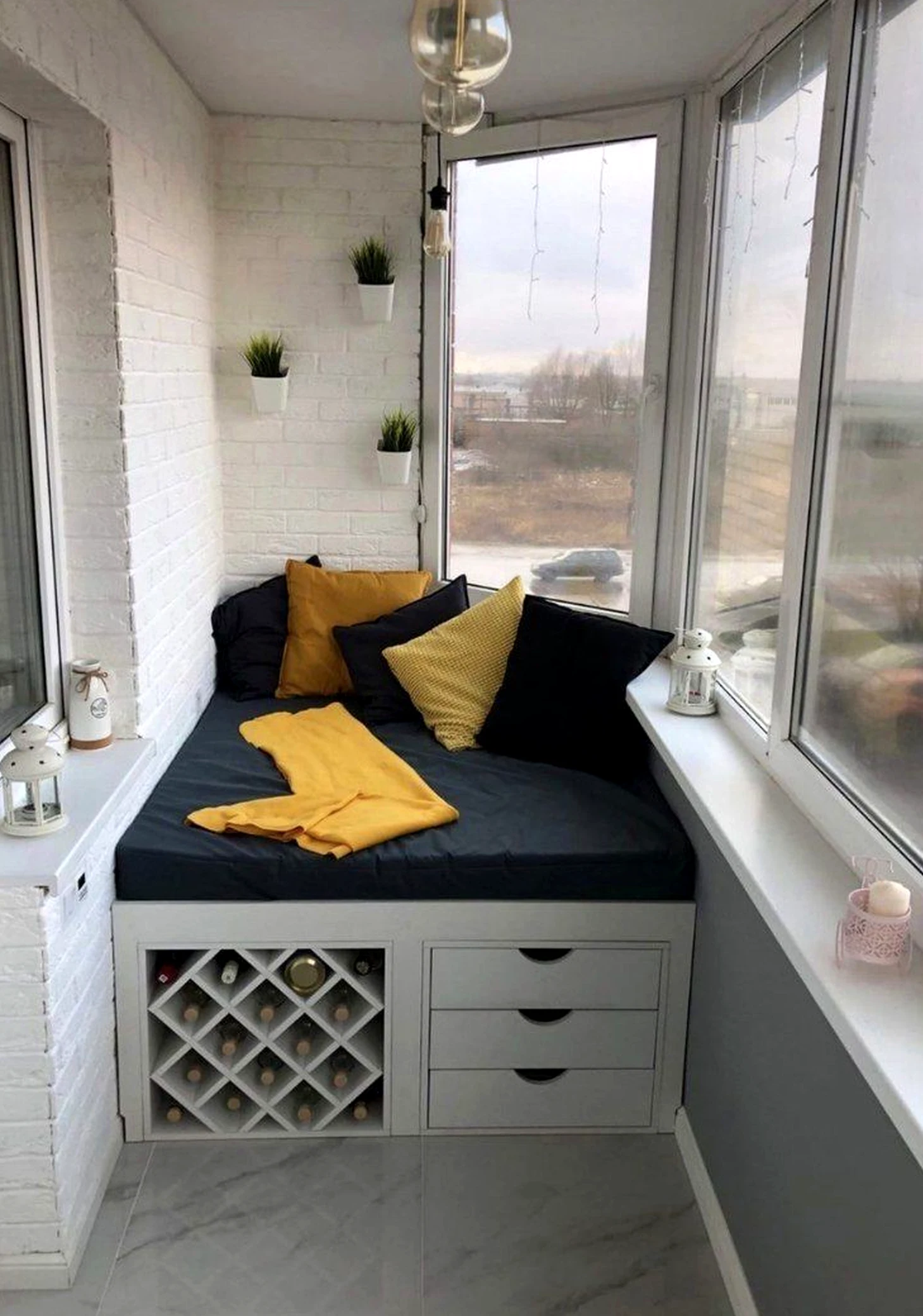 Colorful sunlit room brings texture to the wall, creating a mood that feels clear and inviting.