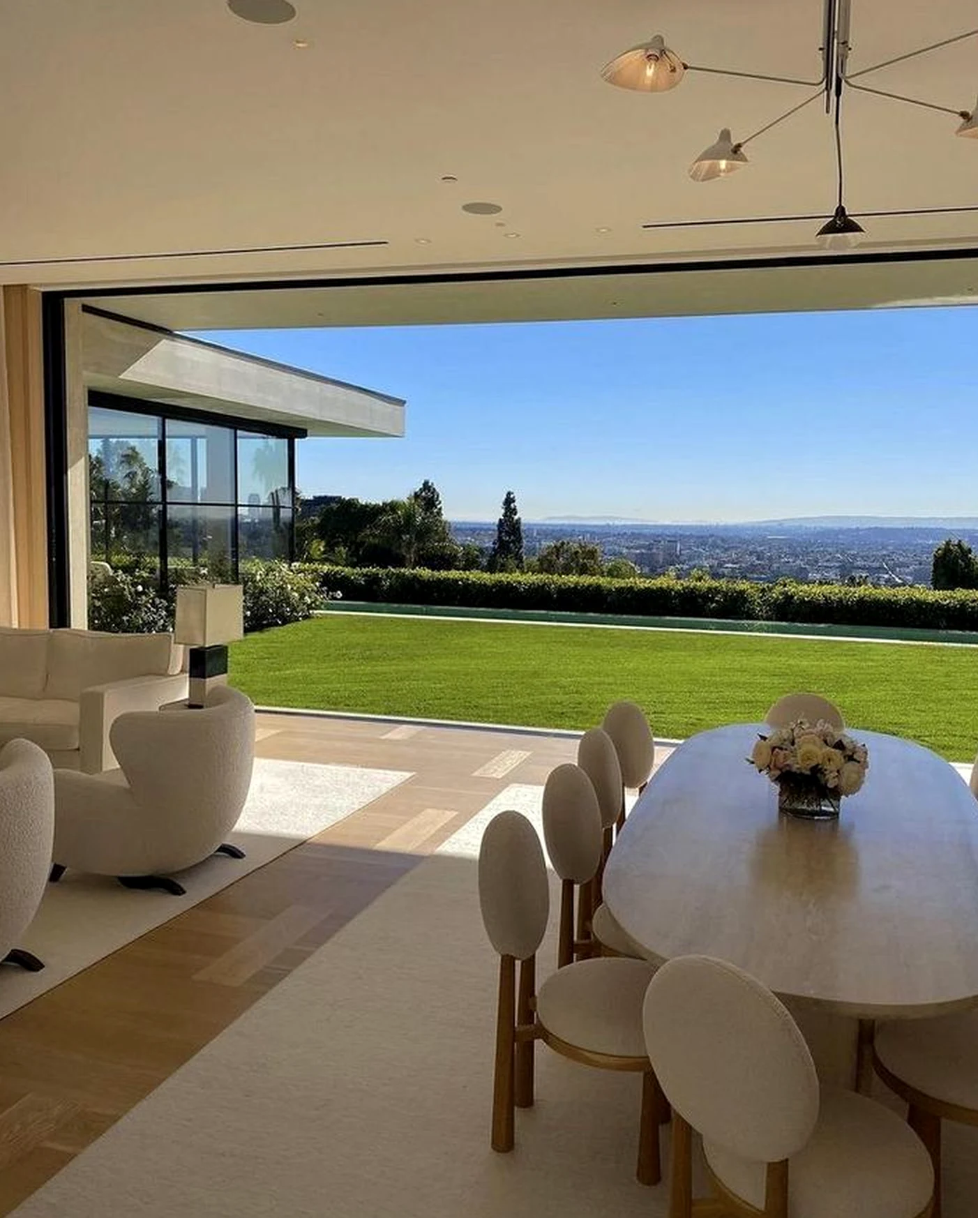 Airy stair landing supports the view through charm, leaving the space feeling fresh and intentional.
