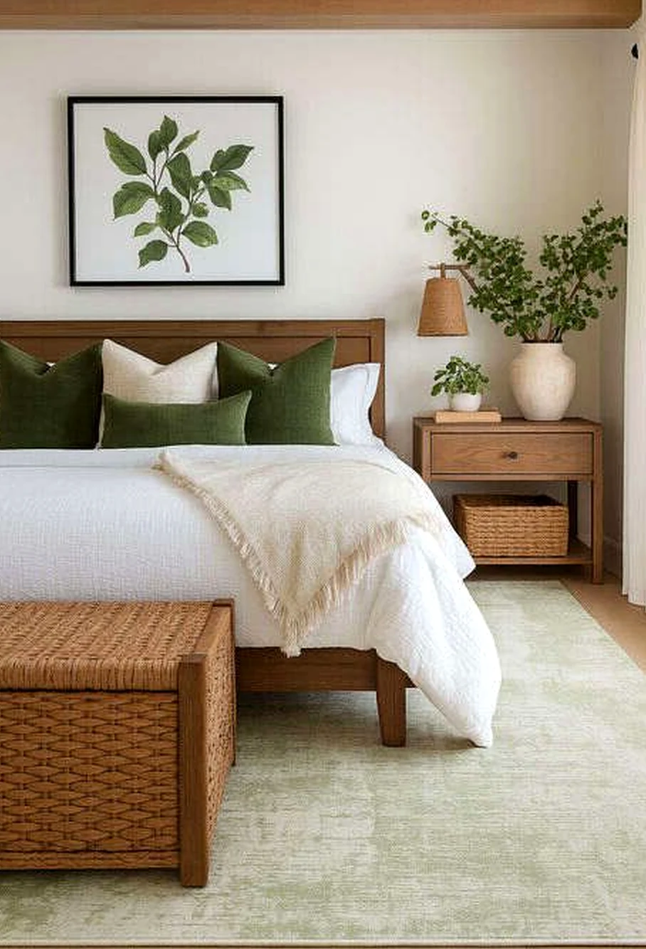 Tactile green entry anchors the garden edge with focus, giving the view a mood that feels soft at the edges.